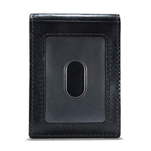 Load image into Gallery viewer, Carhartt Men's Buff Tanned Leather Rough Cut Front Pocket Wallet, Black