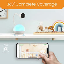 Load image into Gallery viewer, Chillax DM600 Baby Mood Lite - Smart Baby Monitor with HD Camera, Temperature Sensor - Sleep Monitor with Night Light, Soothing Sounds & Lullaby - Wi-Fi Remote Access, App-Compatible Device…