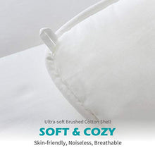 Load image into Gallery viewer, Cobnom Down Alternative Comforter Duvet Twin - Super-Soft 100% Cotton Quilted, Luxury Cloud Fluffy Breathable Recycled Microfiber Comforter Duvet, 280gsm Medium Marm for All Season, White