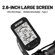 Load image into Gallery viewer, iGPSPORT BSC100S Bike Computer, Cycling Computer GPS Bike Speedometer Waterproof IPX7 with 2.6 inch Auto Backlight Screen, ANT+/BLE5.0 Sensors and 40 Hours Battery Life