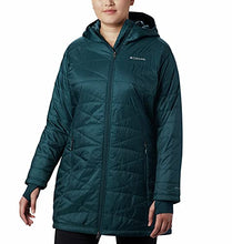 Load image into Gallery viewer, Columbia Women's Mighty Lite Hooded Jacket, Dark Seas, Medium