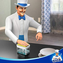 Load image into Gallery viewer, MR.SIGA 2 in 1 Premium Soap Dispenser and Sponge Holder, Dishwashing Soap Pump Dispenser for Kitchen Countertop, White