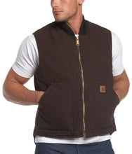 Load image into Gallery viewer, CarharttmensArctic-Quilt Lined Duck Vest (Big & Tall)BrownX-Large/Tall
