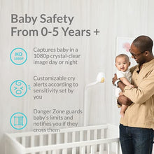 Load image into Gallery viewer, Cubo Ai Plus Smart Baby Monitor and 3-Stand Set | HD Night Vision Camera with A.I. Baby Safety Alerts, Sleep Analytics and Two-Way Audio | iOS, Android and Smart Home Compatible