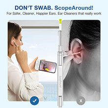 Load image into Gallery viewer, ScopeAround Ear Wax Removal Camera, Visual Ear Cleaner with 5" IPS Screen, Digital Otoscope with Ear Cleaning Tool, 32G Card, HD Video Ear Scope Supports Photo Snap and Video Recording