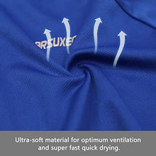Load image into Gallery viewer, ARSUXEO Men's Full Zipper Long Sleeves Cycling Jersey Bicycle MTB Bike Shirt 6030 Blue Size L