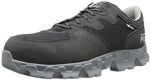 Load image into Gallery viewer, Timberland PRO Men's Powertrain Alloy Toe ESD Industrial Shoe,Black/Grey Microfiber And Textile,9 M US