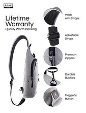 Load image into Gallery viewer, Peak Gear Sling Compact Crossbody Backpack and Day Bag - w/Lifetime Lost & Found ID