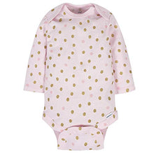 Load image into Gallery viewer, Gerber Baby Girls' 6-Pack Long-Sleeve Onesies Bodysuits, Castle, Newborn