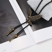 Load image into Gallery viewer, Thunaraz 4Pcs Bolo Tie for Men Western Leather Necktie Cow Skull Bolo Tie Halloween Costume Accessories Necktie Men Women