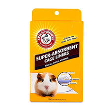 Load image into Gallery viewer, Arm & Hammer for Pets Super Absorbent Cage Liners for Guinea Pigs, Hamsters, Rabbits & All Small Animals | Best Cage Liners for Small Animals, 7 Count Small Animal Pet Products