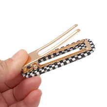 Load image into Gallery viewer, 20 Pieces Acrylic Resin Hair Barrettes Gold Duckbill Totoise Clips Pearl Hair Barrettes Fashion Geometric Alligator Hair Clips for Women and Youngster Ladies Hair Accessories