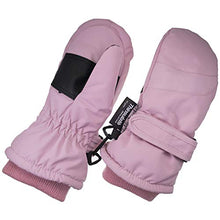Load image into Gallery viewer, Children Toddlers and Baby Mittens Made With Thinsulate,and Fleece - Winter Waterproof Gloves By Zelda Matilda, Light Pink, 1 - 2 years