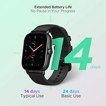 Load image into Gallery viewer, Amazfit GTS 2e Smartwatch For Men Women with Alexa & GPS, Fitness Tracker with 90 Sports Modes, 14 Day Battery Life, Blood Oxygen Heart Rate Monitor, Waterproof, for Android Phone iPhones, Black