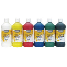 Load image into Gallery viewer, Handy Art Masters Washable Tempera Paint, 6-16 oz, 6 per Set