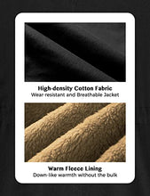 Load image into Gallery viewer, WenVen Women's Winter Fleece Hooded Cotton Military Jacket Outerwear (Black, S)