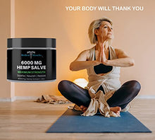 Load image into Gallery viewer, Medical Miracles Hemp 6000 Mg Maximum Strength Healing Salve | Ideal for Hips, Joints, Neck, Back, Elbows, Fingers, Hands, and Knees Made in USA