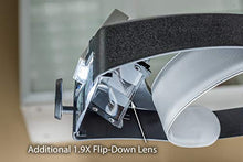 Load image into Gallery viewer, Head Magnifiers Glasses Jewelry Loupe 1.5X 3X 8.5X 10X Magnifying Glasses Headband Magnifier LED Illuminated Watch Repair Tool Coin Watchmaking Book Errors Reading Magnifier Loup Lens Eye Glass
