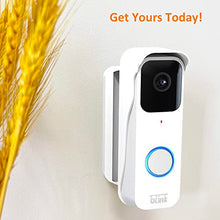 Load image into Gallery viewer, AutoSonic Mount Made for Blink Video Doorbell | Adjustable Design, Improve Viewing Angle | Blink Home Security Accessories | White