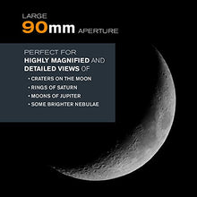 Load image into Gallery viewer, Celestron - NexStar 90SLT Computerized Telescope - Compact and Portable - Maksutov-Cassegrain Optical Design - SkyAlign Technology - Computerized Hand Control - 90mm Aperture