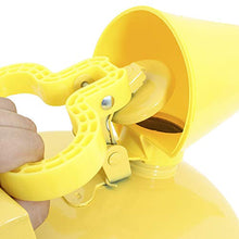 Load image into Gallery viewer, Eagle UI-50-FSY Yellow Galvanized Steel Type I Diesel Safety Can with Funnel, 5 gallon Capacity, 13.5" Height, 12.5" Diameter