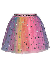 Load image into Gallery viewer, JoJo Siwa Rainbow Little Girls Tulle Mesh Tutu Skirt with Stars 7-8
