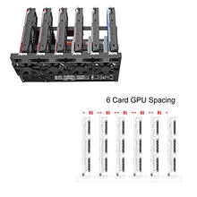 Load image into Gallery viewer, Zuajiter 68 Gpu Mining Rig Frame with 4pcs Fan, Miner Mining Rig Case Rack Steel Open Air Pc Computer Case for Currency Bitcoin Crypto Coin ETHETCZEC Mining Accessories Tools, black