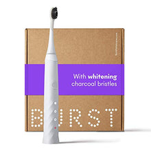 Load image into Gallery viewer, BURST Electric Toothbrush with Charcoal Sonic Toothbrush Head, White