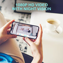 Load image into Gallery viewer, Sense-U Video Baby Monitor with Remote Pan-Tilt-Zoom Camera, 2-Way Talk, Night Vision, Background Audio, Motion Detection & No Monthly Fee (Compatible with Sense-U Baby Breathing Monitor)
