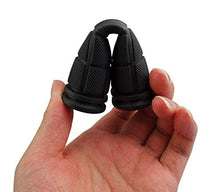 Load image into Gallery viewer, U-JOY Bike Handlebar Grips for Kids Girls Boys, Non-Slip Rubber Mushroom Bicycle Grips for Scooter Cruiser Seadoo Tricycle Wheel Chair Mountain Road Urban Foldable Bike MTB BMX (Black)