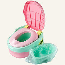 Load image into Gallery viewer, 100 Pack Portable Travel Universal Potty Chair Liners with Drawstring Training Toilet Seat Potty Bags Cleaning Bag for Kids Toddlers Adults Pets Outdoors (42 x 24 cm)