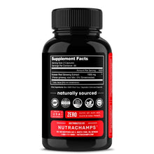 Load image into Gallery viewer, NutraChamps Korean Red Panax Ginseng - 120 Vegan Capsules Extra Strength Root Extract Powder Supplement w/ High Ginsenosides