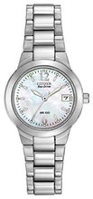 Load image into Gallery viewer, Citizen Women's Eco-Drive Dress Classic Watch in Stainless Steel, Mother of Pearl Dial (Model: EW1670-59D)