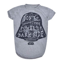 Load image into Gallery viewer, Star Wars Don't Underestimate The Power of My Bark Side Dog Tee | Star was Dog Shirt | Small
