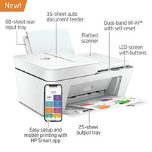 Load image into Gallery viewer, HP DeskJet Plus 4155 Wireless All-in-One Printer | Mobile Print, Scan & Copy | HP Instant Ink Ready | Auto Document Feeder (3XV13A) (Renewed)