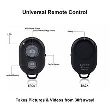 Load image into Gallery viewer, DaVoice Phone Tripod Adapter Mount with Remote, 360 Rotating Holder, Compatible with iPhone Smartphone Camera Stand, Universal Cell Phone Attachment Clip Clamp