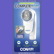 Load image into Gallery viewer, Conair Fabric Defuzzer - Shaver; Battery Operated; White