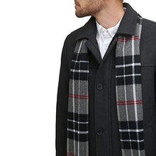 Load image into Gallery viewer, Dockers Men's Weston Wool Blend Scarf Coat, Charcoal, X-Large