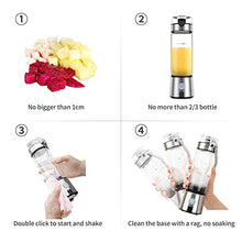 Load image into Gallery viewer, Portable Blender, Ayyie Personal Size Blender, Smoothie Blender USB Rechargeable Shakes and Smoothies Juicer Cup, with 4000mAh USB Batteries, BPA Free, Protein Juice Blender Mixer(SXB01)