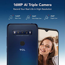 Load image into Gallery viewer, TCL 10 SE Unlocked Android Smartphone, 6.52" V-Notch Display, US Version Cell Phone with 16 MP Rear AI Triple-Camera 4GB RAM + 64GB ROM, 4000mAh Fast Charging Battery, Polar Night