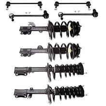 Load image into Gallery viewer, CCIYU 8PCS Front and Rear Complete Struts Shock Absorbers Stabilizer Bar Link Fits for 2007-2011 for Toyota Camry 172310 Quick Struts Assembly 172308 172307 172310 172309 K750123 Struts