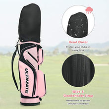 Load image into Gallery viewer, Tangkula Womens Golf Clubs Package Set 10 Pieces Right Hand, Includes 460cc Alloy Driver, 3# Fairway Wood, 4# Hybrid, 6#, 7#, 8#, 9# & P# Irons, Free Putter, Golf Club Set (Pink)