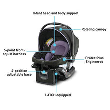Load image into Gallery viewer, Graco SnugRide 35 Lite LX Infant Car Seat, Hailey