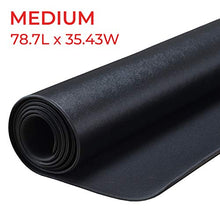 Load image into Gallery viewer, Sunny Health & Fitness NO. 074-M Treadmill Mat Medium, 6.5 ft x 3 ft, Black