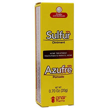 Load image into Gallery viewer, Grisi Sulfur Ointment, Ointment with 10% Sulfur, Assists you in Treating Pimples, Blackheads or Blemishes, Acne Treatment,2-Pack of 0.70 Oz, Tubes.