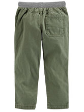 Load image into Gallery viewer, Simple Joys by Carter's Toddler Boys' Pull-On Pant, Pack of 2, Green/Grey, 4T