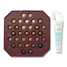 Load image into Gallery viewer, LAURA GELLER The Ultimate Eyeshadow Palette, Warm & Wonderful - 31 Baked Eyeshadows - Matte & Shimmer + Spackle Super-Size Skin Perfecting Makeup Primer with Hyaluronic Acid, Hydrate (2 PC)