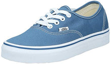 Load image into Gallery viewer, Vans Authentic Unisex Canvas Lace Up Low Top Original Sneakers Blue Size 9
