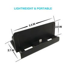 Load image into Gallery viewer, Charging Dock for Nintendo Switch and Switch Lite, USB Type C Charger Dock Station Cradle Stand for Nintendo Switch - Black