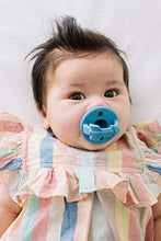 Load image into Gallery viewer, Itzy Ritzy Sweetie Soother Pacifier Set of 2- Silicone Newborn Pacifiers with Collapsible Handle & Two Air Holes for Added Safety; Set of 2 in Light Blue & Dark Blue, Ages Newborn & Up